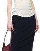 Bottega Veneta Bottega Veneta Navy Light Midi Skirt - 4