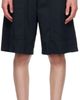 Bottega Veneta Bottega Veneta Navy Lightweight Shorts - 1