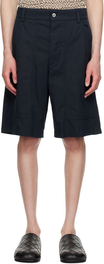 Bottega Veneta Bottega Veneta Navy Lightweight Shorts