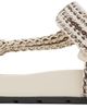 Bottega Veneta Bottega Veneta Off-White & Brown Trip Sandals - 3