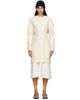 Bottega Veneta Bottega Veneta Off-White Cotton & Silk Toile Minidress - 1