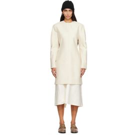 Bottega Veneta Bottega Veneta Off-White Cotton & Silk Toile Minidress