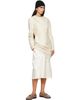 Bottega Veneta Bottega Veneta Off-White Cotton & Silk Toile Minidress - 5