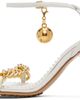 Bottega Veneta Bottega Veneta Off-White Dot Heeled Sandals - 3