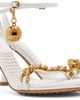 Bottega Veneta Bottega Veneta Off-White Dot Heeled Sandals - 4