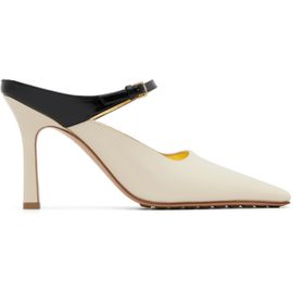 Bottega Veneta Bottega Veneta Off-White Slip On Heels
