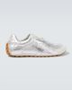 Bottega Veneta Bottega Veneta Orbit Flash metallic leather sneakers - 1