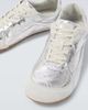 Bottega Veneta Bottega Veneta Orbit Flash metallic leather sneakers - 3