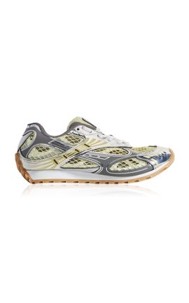 Bottega Veneta Bottega Veneta Orbit Laceup Technical Fishnet Sneakers
