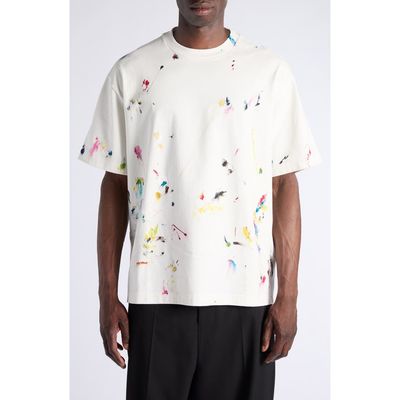 Bottega Veneta Bottega Veneta Oversize Painted Cotton T-Shirt