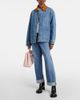 Bottega Veneta Bottega Veneta Padded suede-trimmed denim jacket - 2