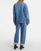Bottega Veneta Bottega Veneta Padded suede-trimmed denim jacket - 3