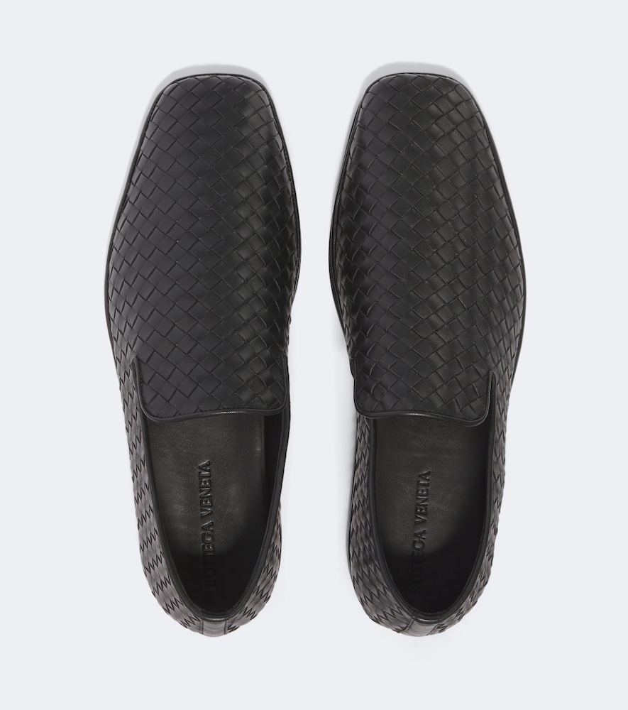 Bottega Veneta - Palazzo Intrecciato leather slip-on shoes