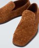 Bottega Veneta Bottega Veneta Palazzo Intrecciato suede loafers - 3