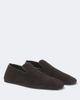 Bottega Veneta Bottega Veneta Palazzo Intrecciato suede slip-on shoes - 1