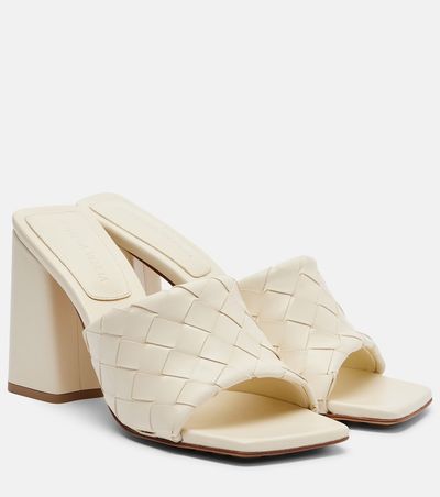 Bottega Veneta Bottega Veneta Parco Intrecciato 90 leather mules