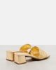 Bottega Veneta Bottega Veneta Parco Intrecciato metallic leather mules - 2