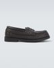 Bottega Veneta Bottega Veneta Pier Intrecciato leather boat shoes - 1
