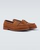 Bottega Veneta Bottega Veneta Pier suede boat shoes - 1