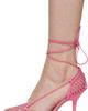 Bottega Veneta Bottega Veneta Pink Stretch Web Heels - 3