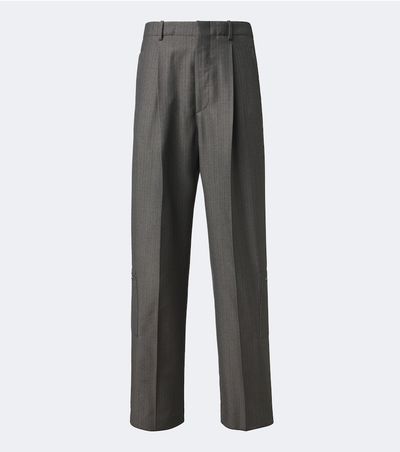 Bottega Veneta Bottega Veneta Pinstripe wool and mohair wide-leg pants