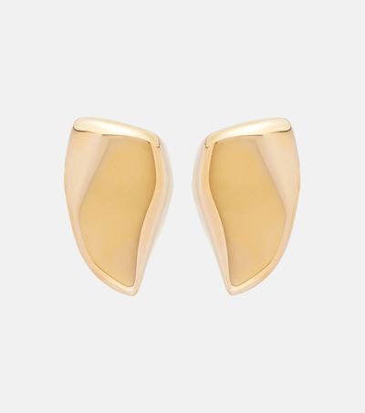 Bottega Veneta Bottega Veneta Prisma Small 18kt gold-plated earrings