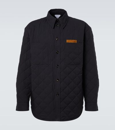 Bottega Veneta Bottega Veneta Quilted cotton-blend overshirt