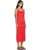 Bottega Veneta Bottega Veneta Red Viscose Fil Coupé Midi Dress - 2