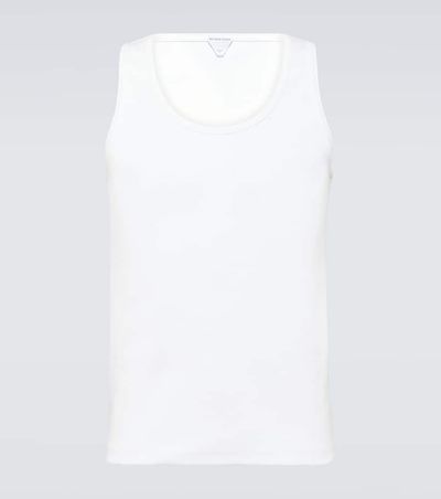 Bottega Veneta Bottega Veneta Ribbed-knit cotton-blend tank top