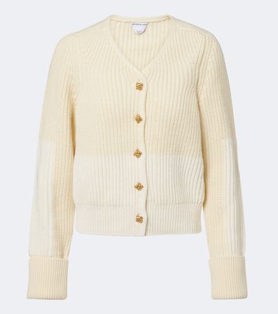 Bottega Veneta Bottega Veneta Ribbed-knit wool and cashmere cardigan
