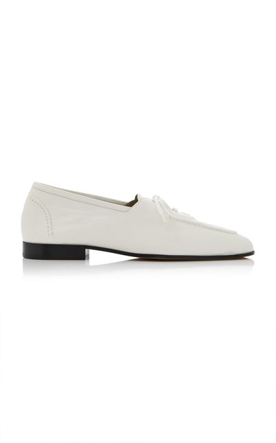 Bottega Veneta Bottega Veneta Romeo LaceUp Leather Flats