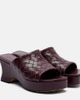 Bottega Veneta Bottega Veneta Rosita Intrecciato leather wedge mules - 1