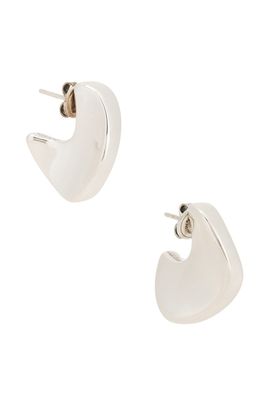 Bottega Veneta Bottega Veneta Round Sterling Silver Earrings