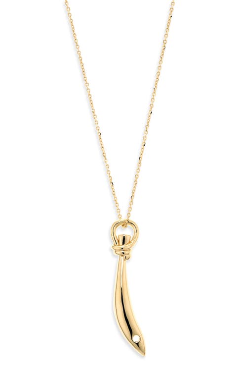 Bottega Veneta Bottega Veneta Sardine Long Pendant Necklace