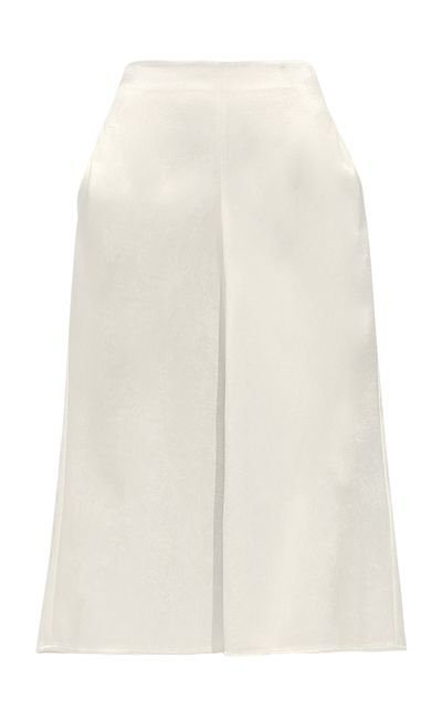 Bottega Veneta Bottega Veneta Satin Midi Slip Skirt