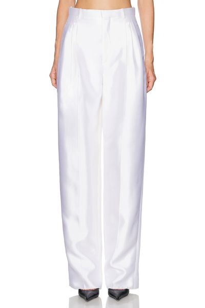 Bottega Veneta Bottega Veneta Satin Wide Leg Trouser