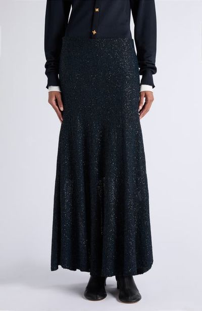 Bottega Veneta Bottega Veneta Sequins Double Layer Knit Skirt
