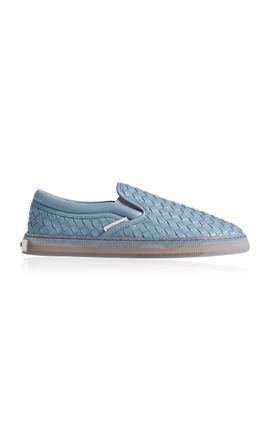 Bottega Veneta Bottega Veneta Serena Slipon Intrecciato Leather Sneakers