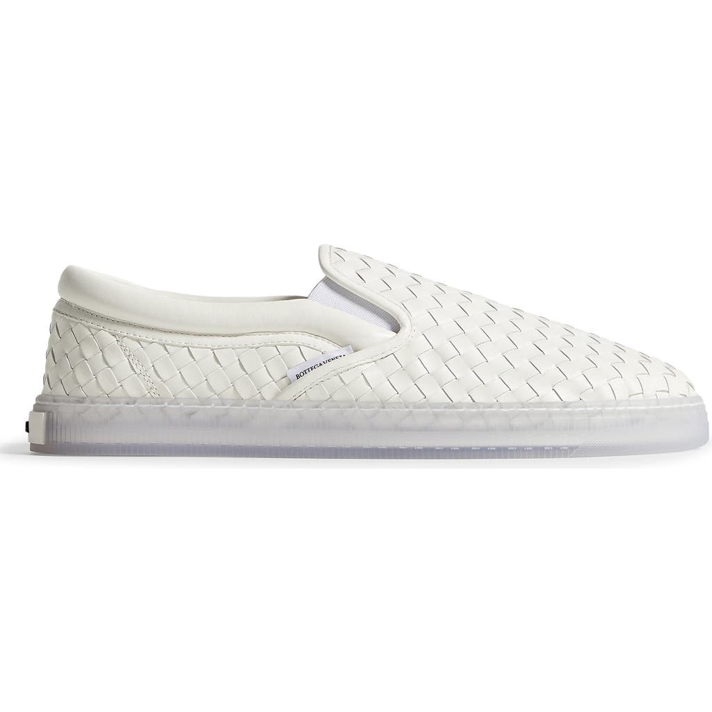 Bottega Veneta Bottega Veneta Serena Woven Leather Slip-On Sneaker