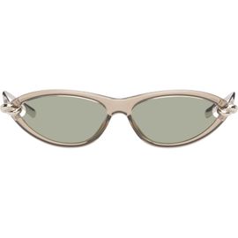 Bottega Veneta Bottega Veneta Silver Cat Eye Knot Sunglasses