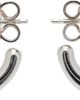 Bottega Veneta Bottega Veneta Silver Frills Small Earrings - 1