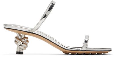 Bottega Veneta Bottega Veneta Silver Knot Mules