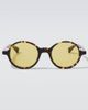 Bottega Veneta Bottega Veneta Slim Ribbon round sunglasses - 1