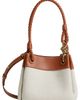 Bottega Veneta Bottega Veneta Small Andiamo Canvas & Leather Crossbody Bag - 1