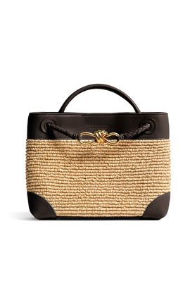 Bottega Veneta Bottega Veneta Small Andiamo Raffia Bag