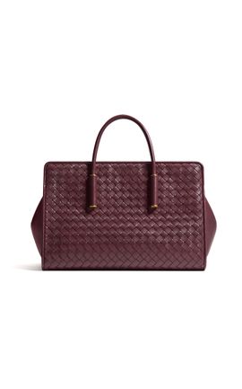 Bottega Veneta Bottega Veneta Small Barbara Intrecciato Leather Tote Bag