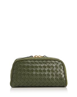 Bottega Veneta Bottega Veneta Small Nodo Intrecciato Suede Pouch