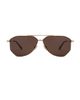 Bottega Veneta Bottega Veneta Snap Ribbon Metal Pilot Sunglasses - 1