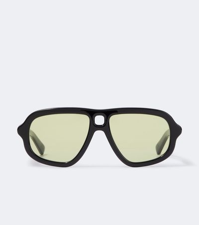 Bottega Veneta Bottega Veneta Sophia Ribbon aviator sunglasses