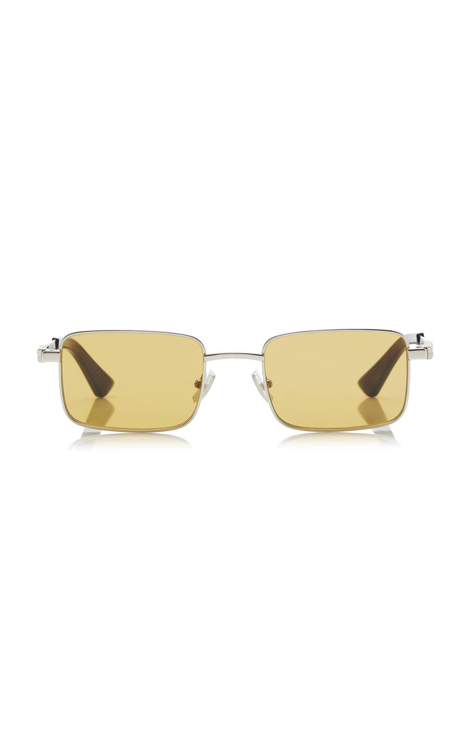 Bottega Veneta Bottega Veneta SquareFrame Metal Sunglasses